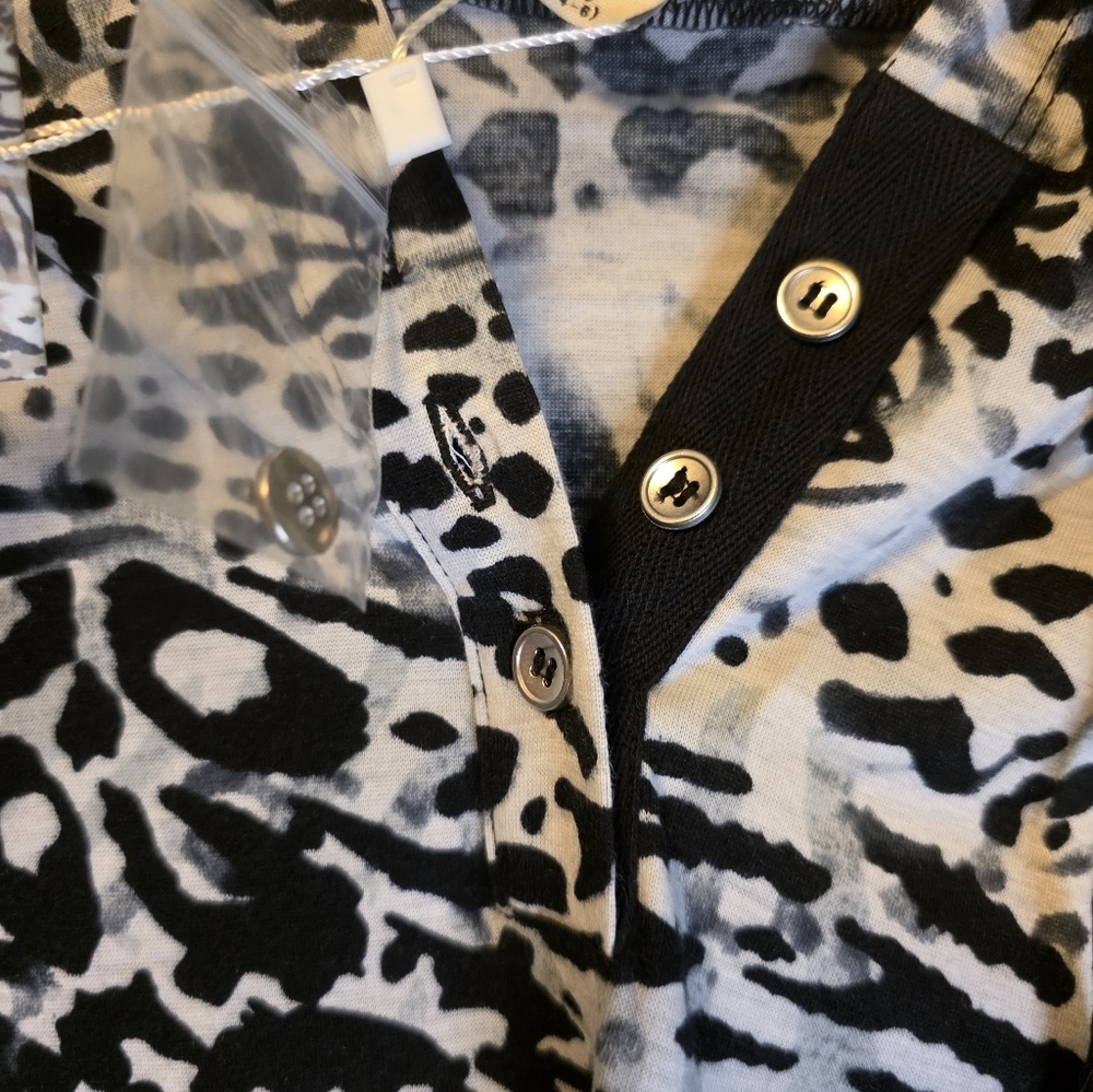 Simply Noelle Animal Print Top Size XS - Picture 3 of 10